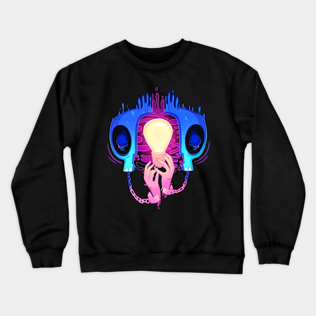 Open your Mind Crewneck Sweatshirt by AshenShop